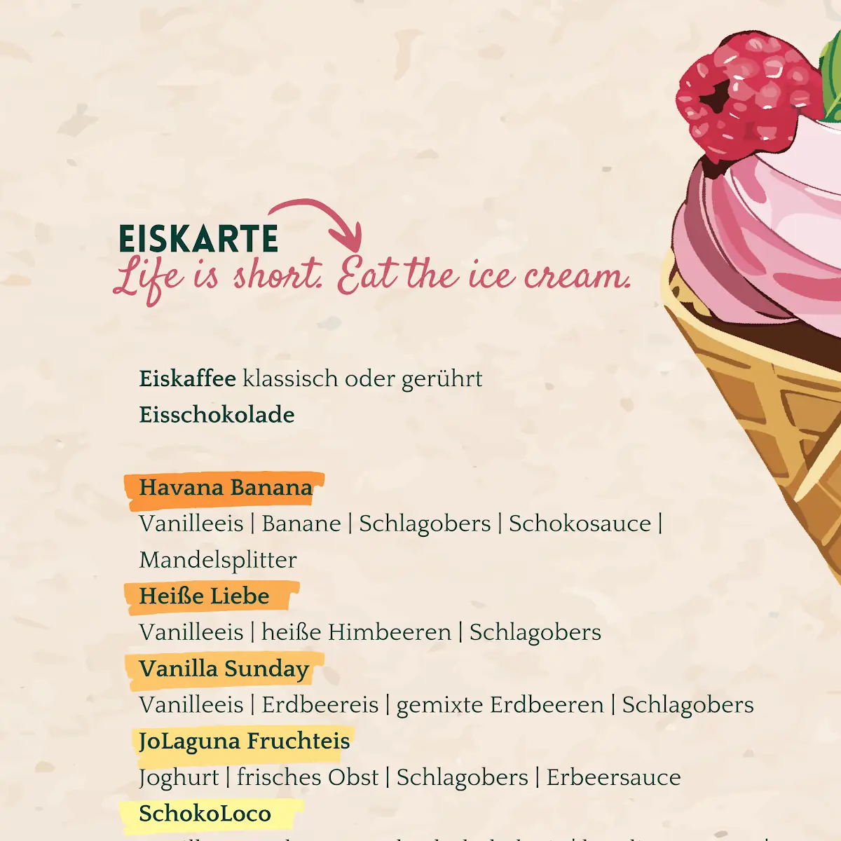 Speisekarte photo 2