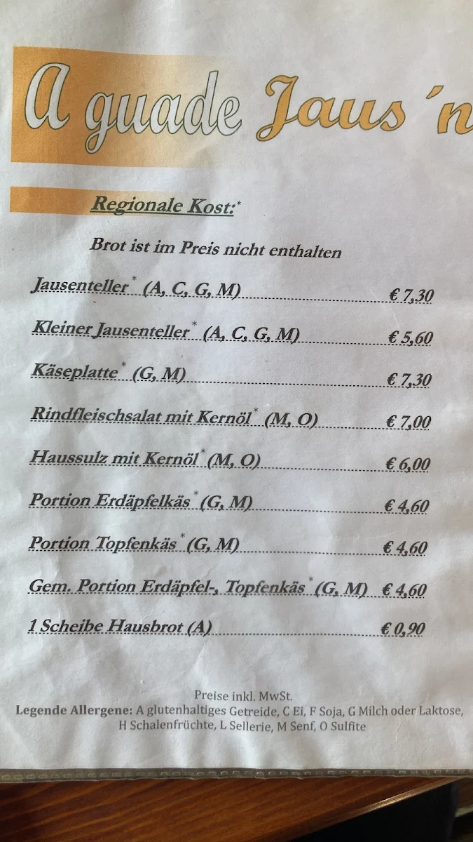 Speisekarte photo 3