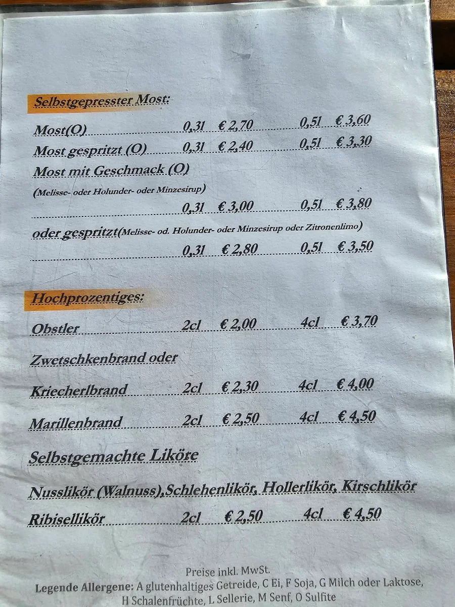Speisekarte photo 4