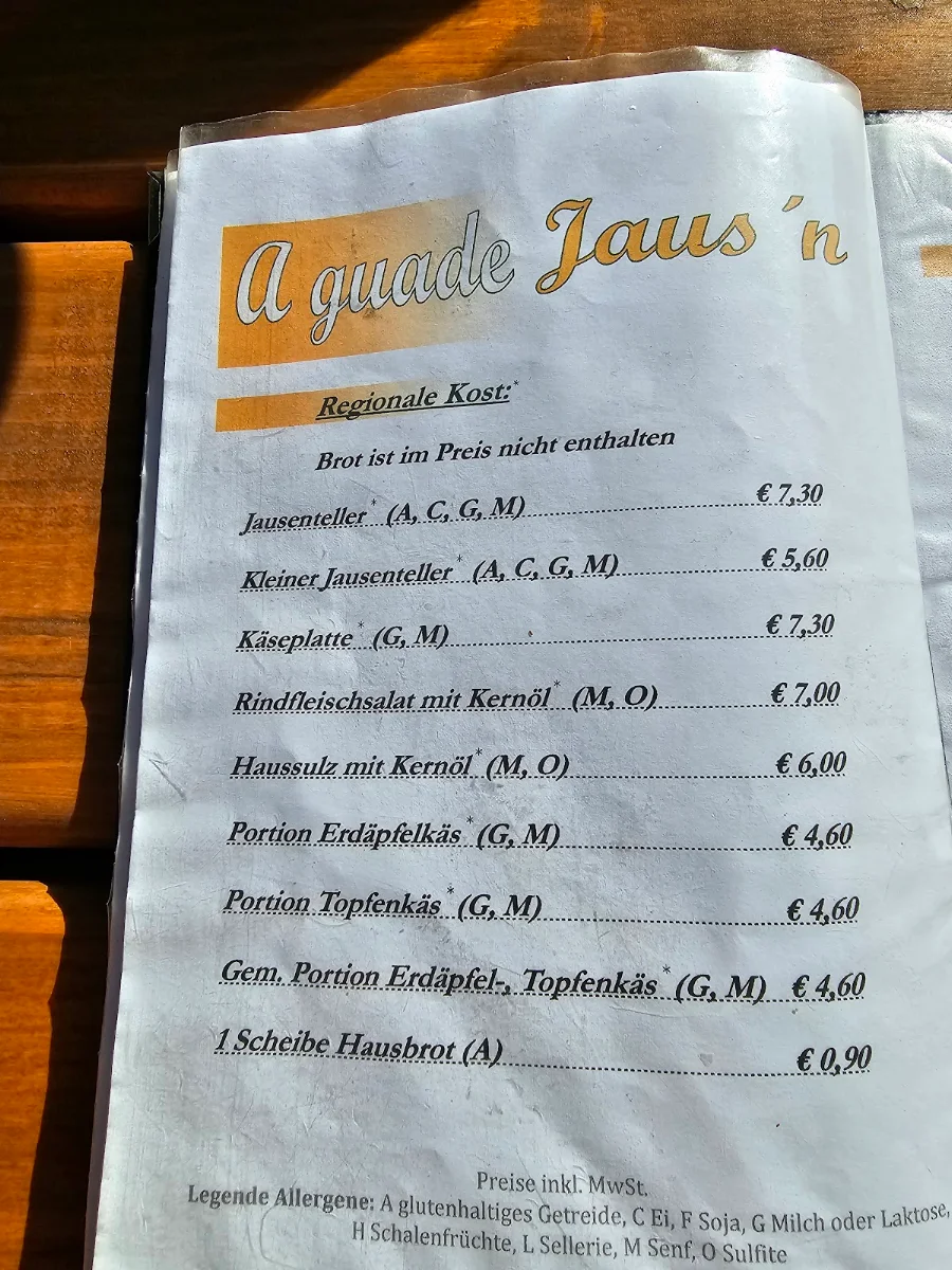 Speisekarte photo 5