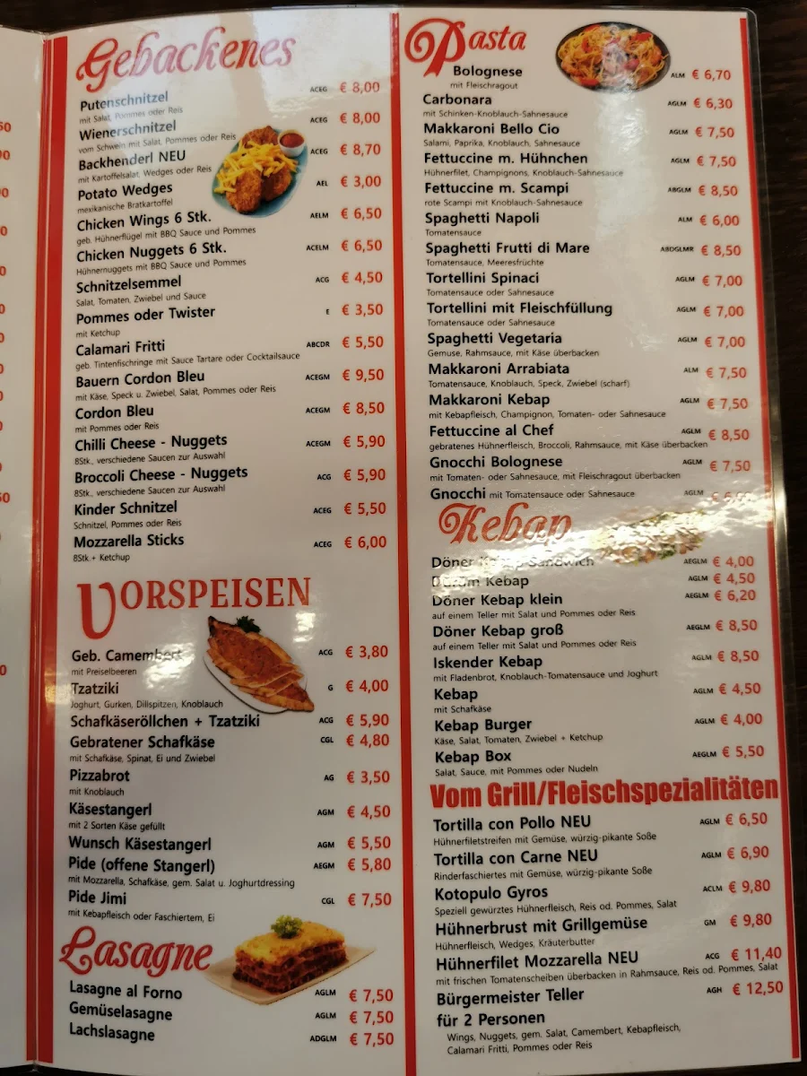 Speisekarte photo 2