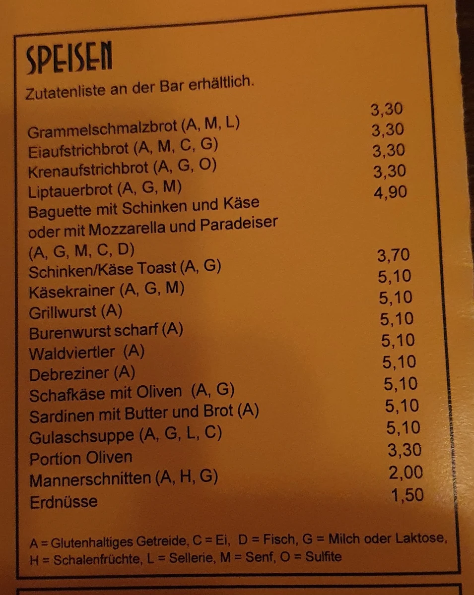 Speisekarte photo 1
