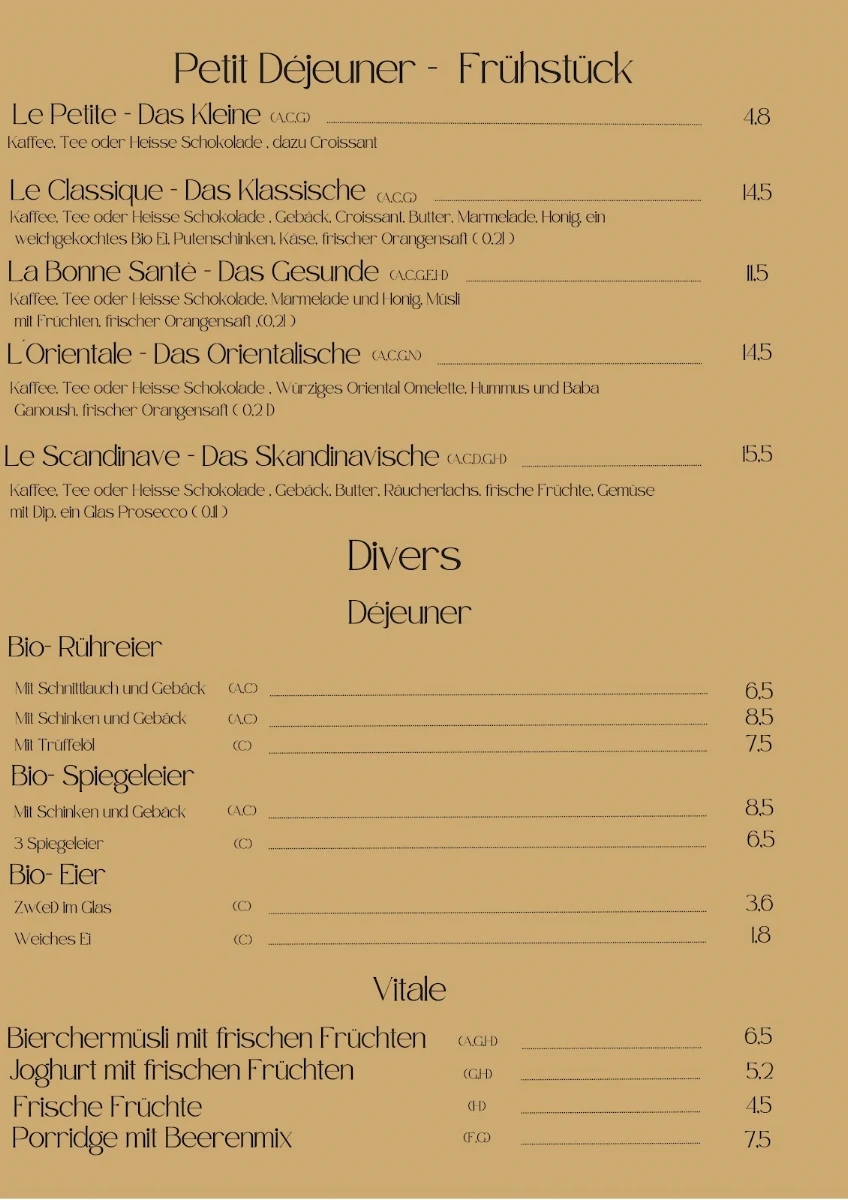 Speisekarte photo 2