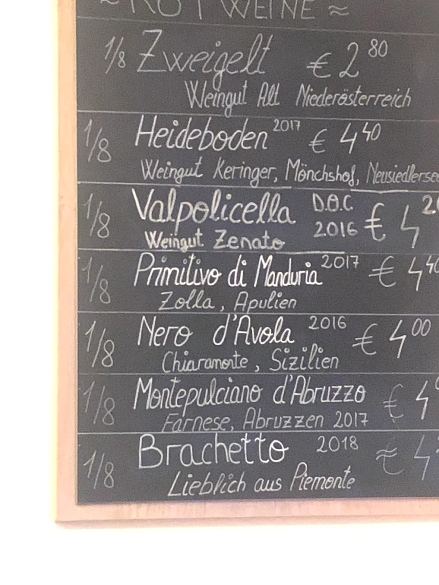 Speisekarte photo 2