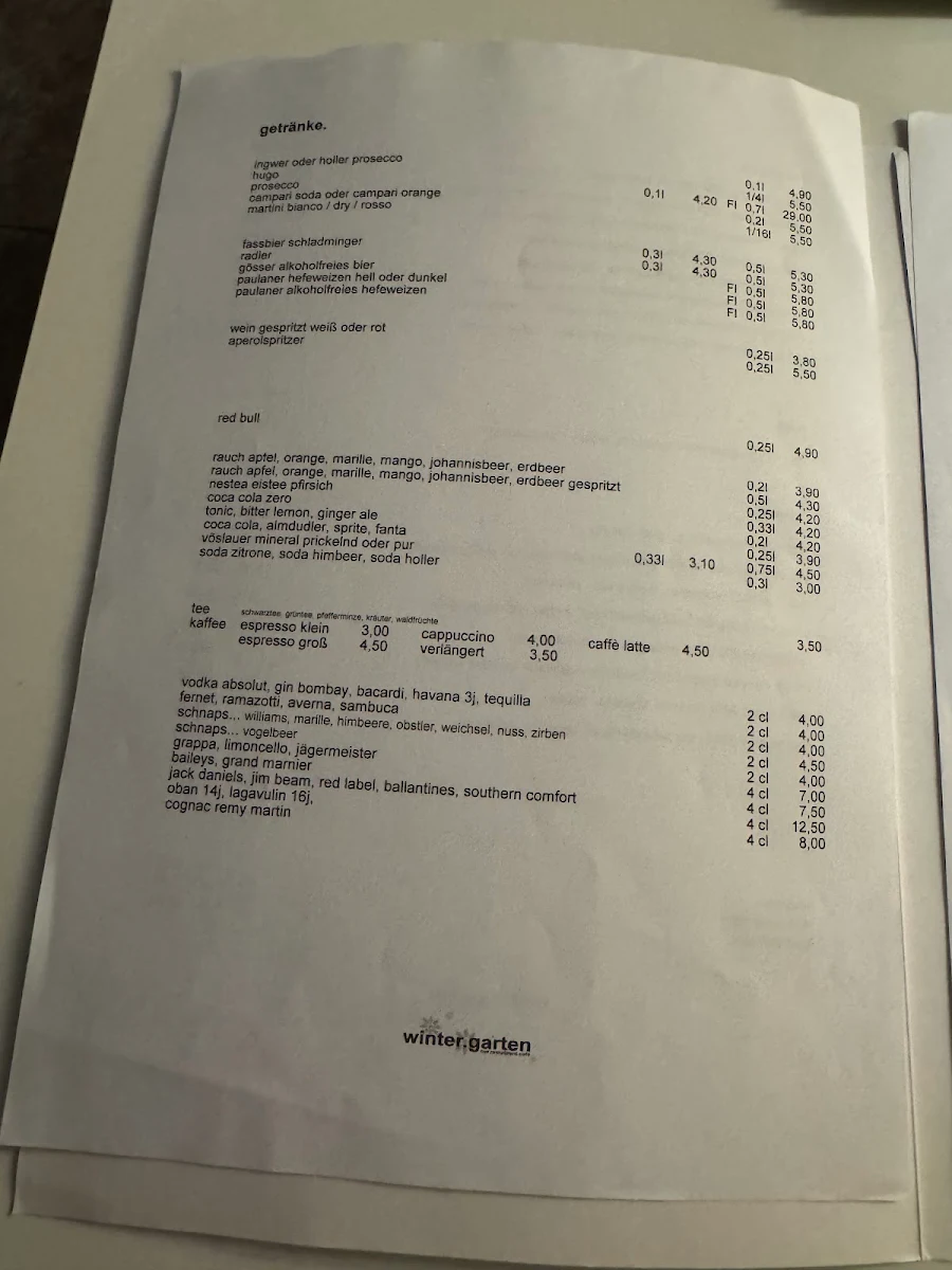 Speisekarte photo 3