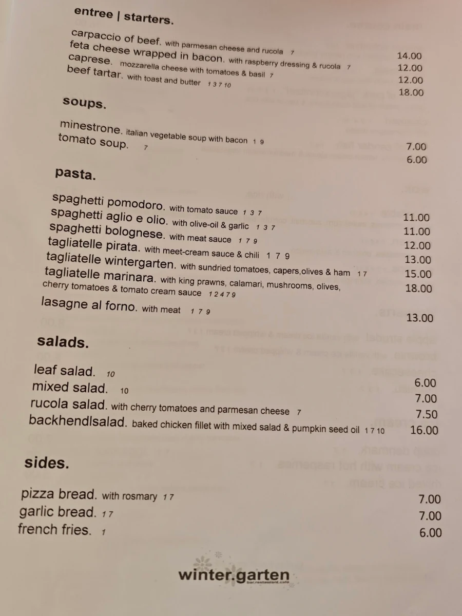 Speisekarte photo 5