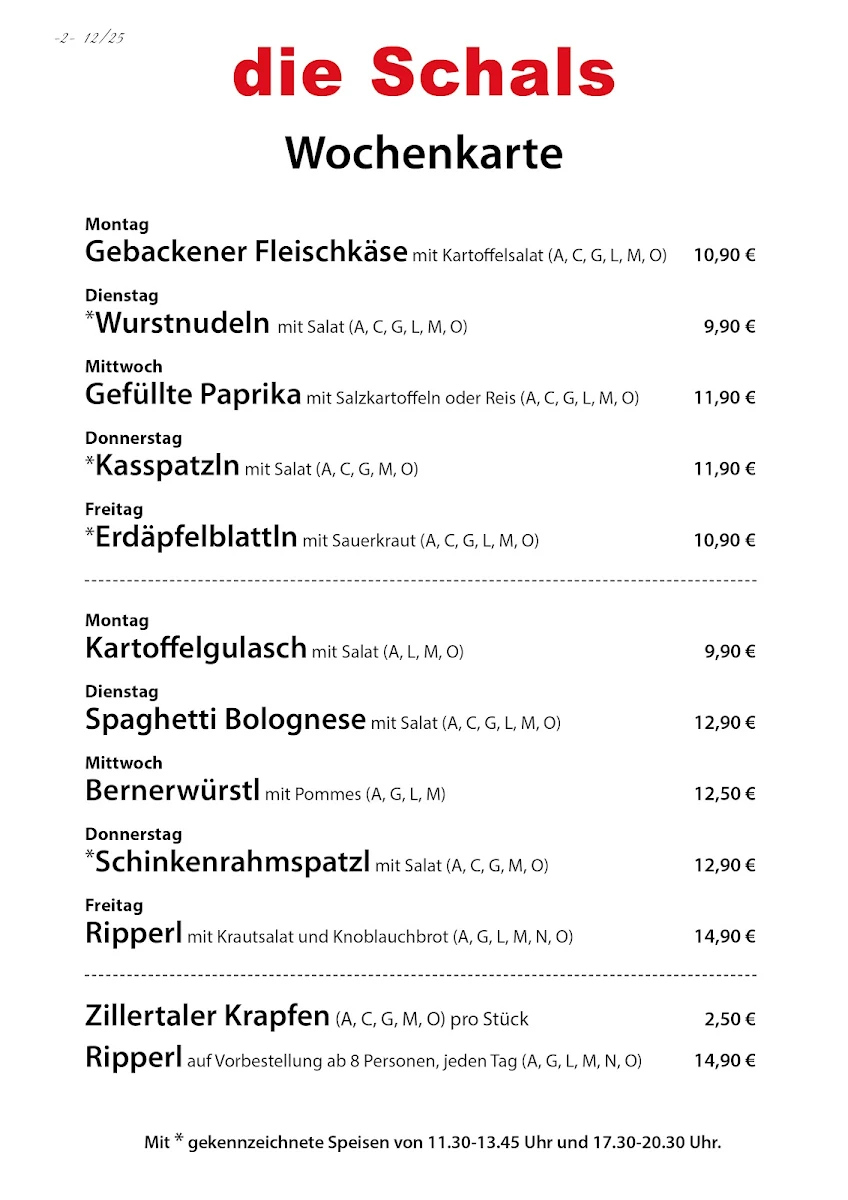 Speisekarte photo 4
