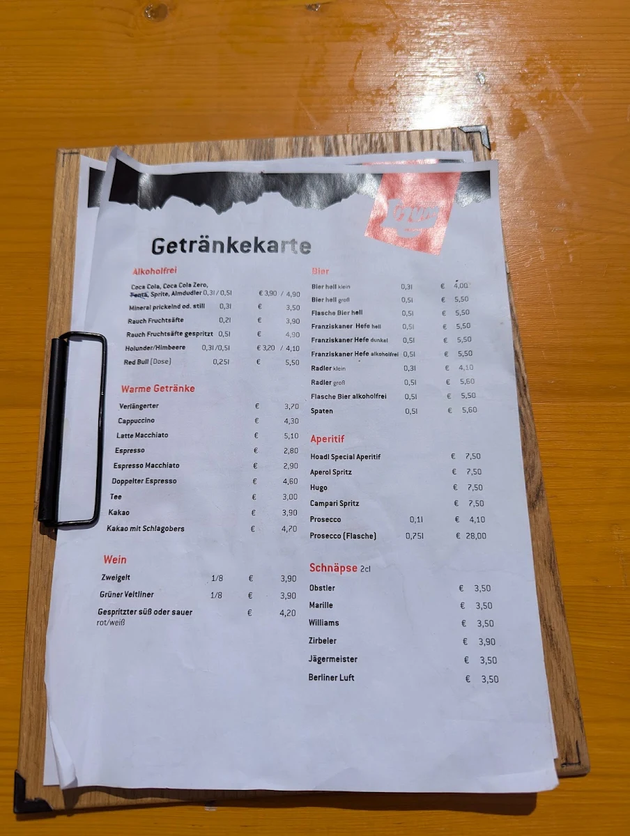 Speisekarte photo 2
