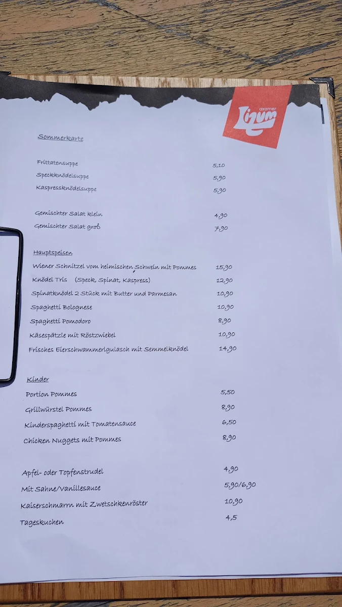 Speisekarte photo 5