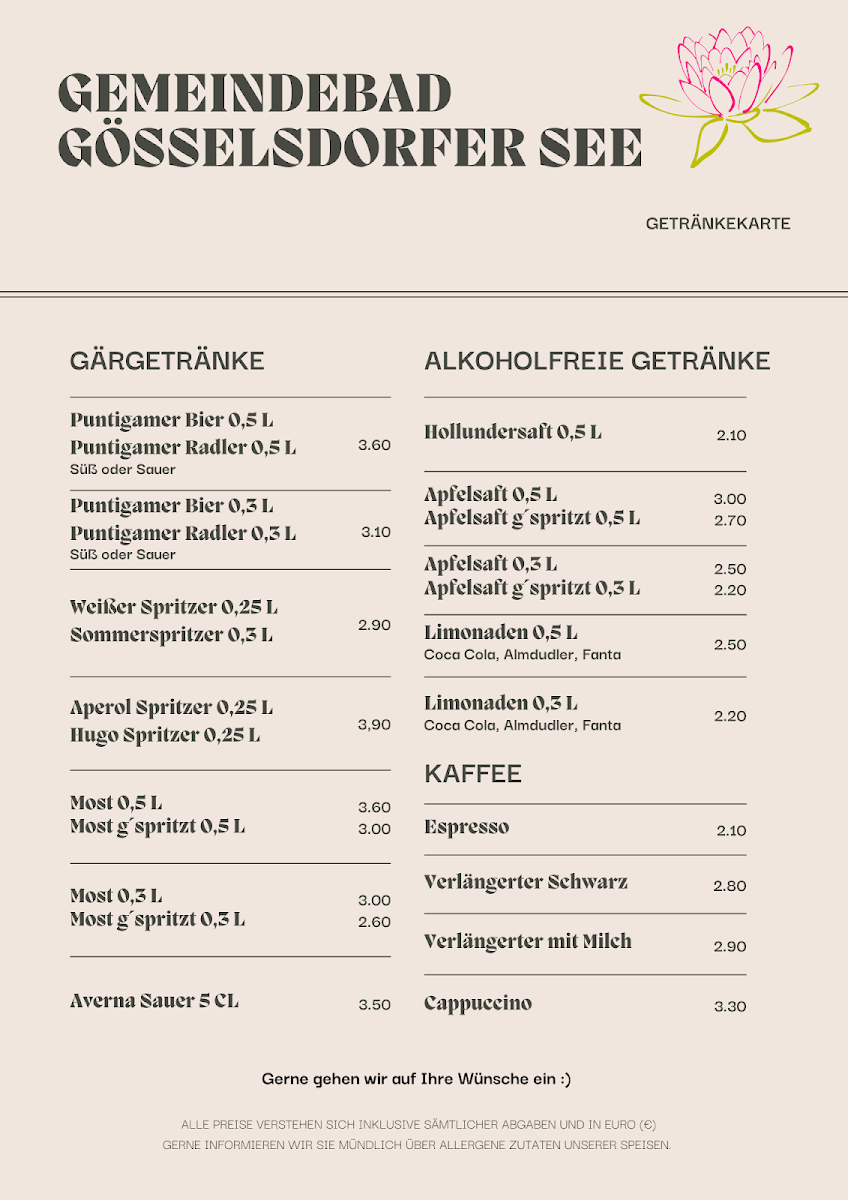 Speisekarte photo 3