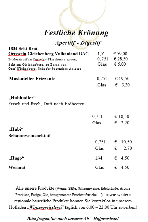 Speisekarte photo 1