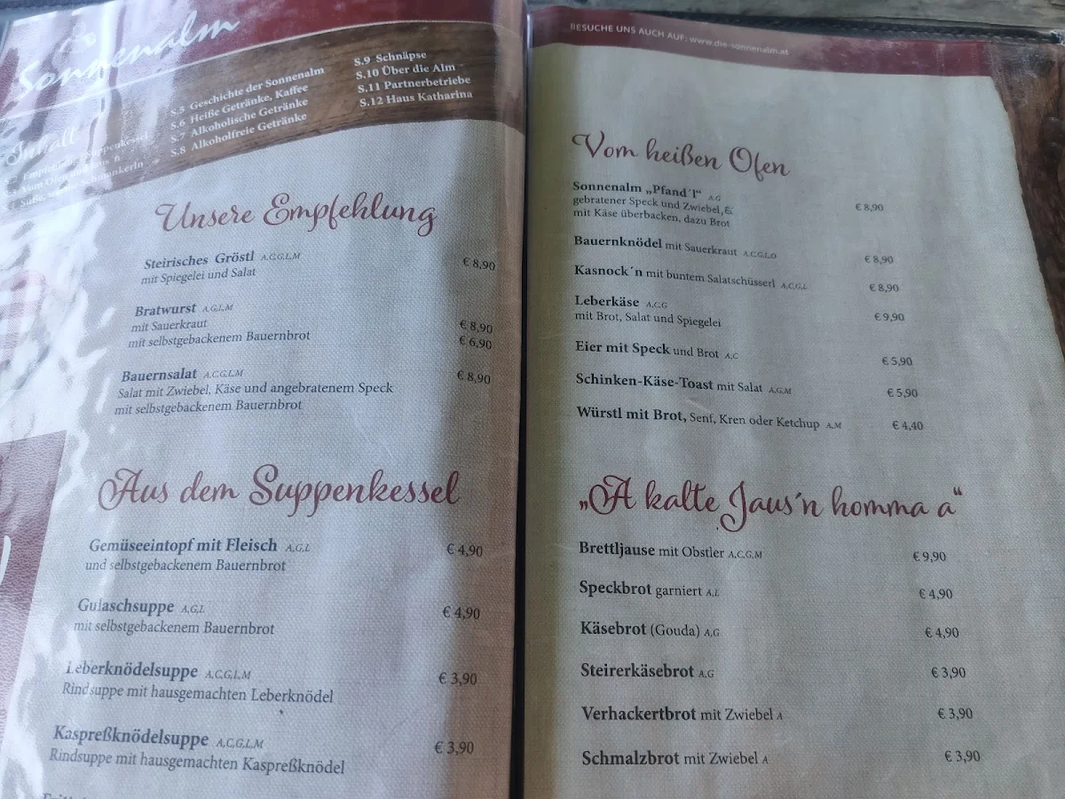 Speisekarte photo 6