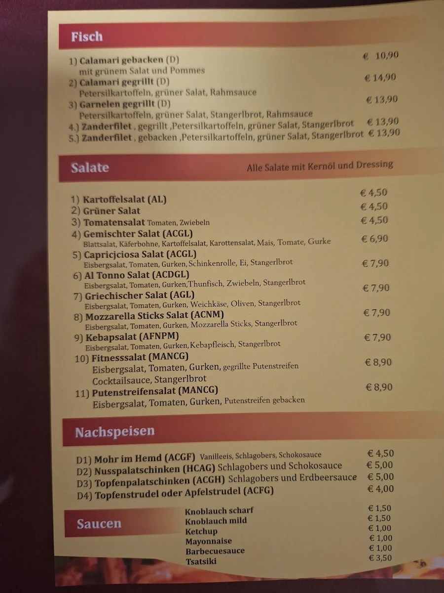 Speisekarte photo 1