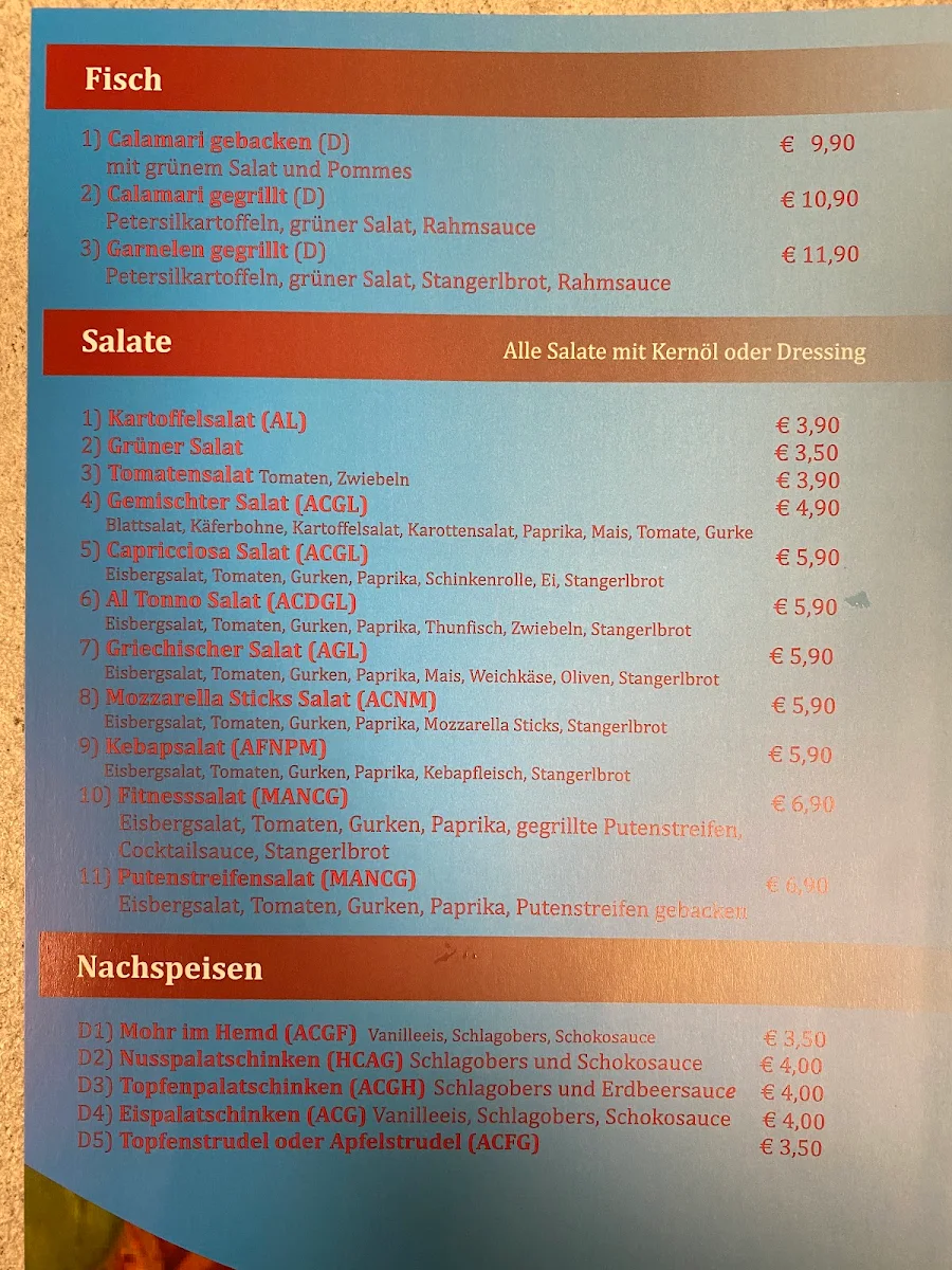Speisekarte photo 5
