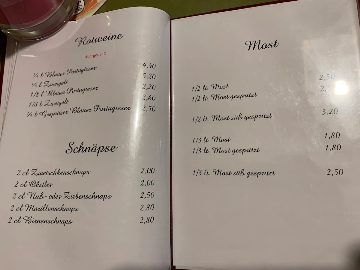 Speisekarte photo 1