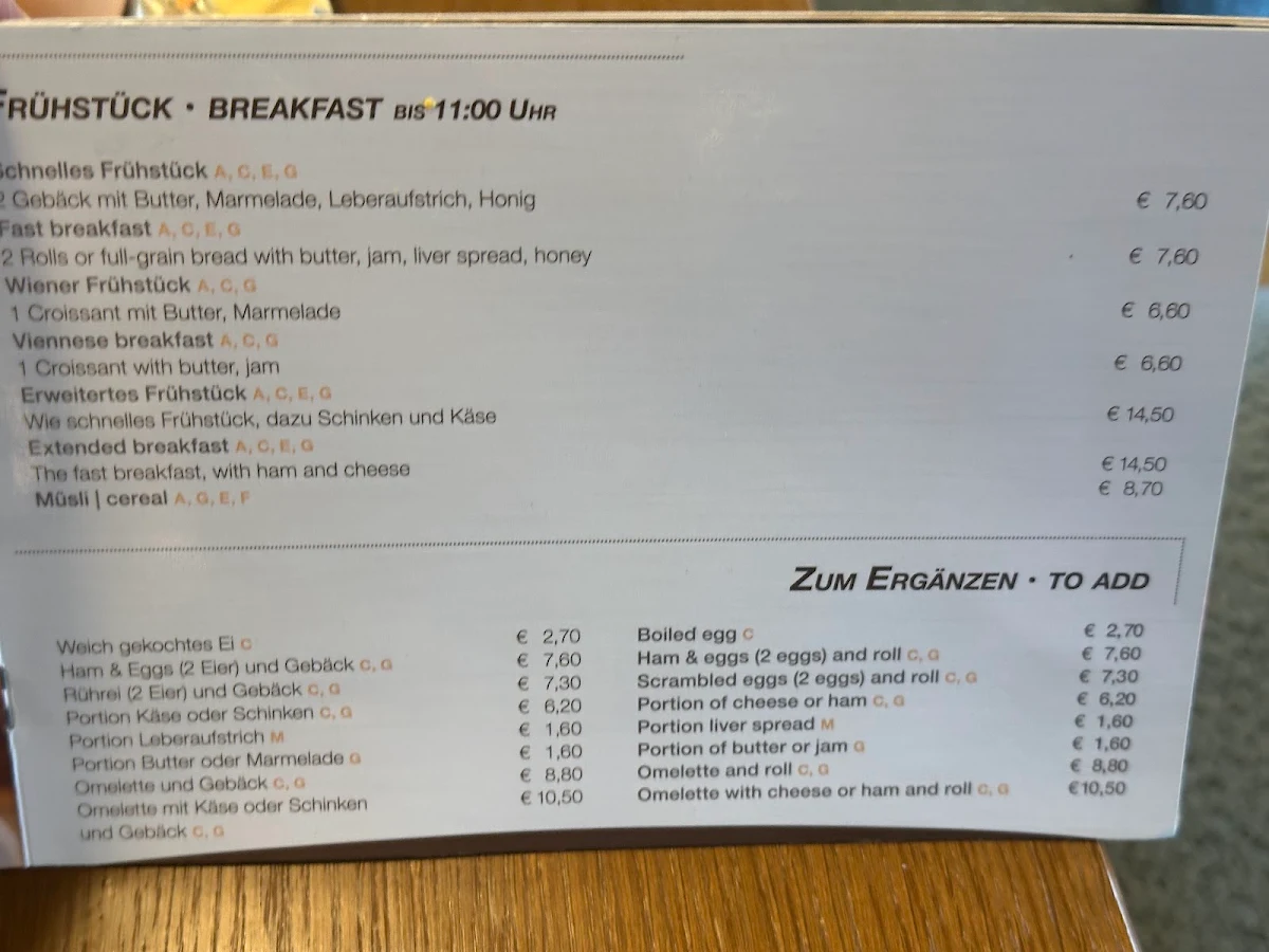 Speisekarte photo 1