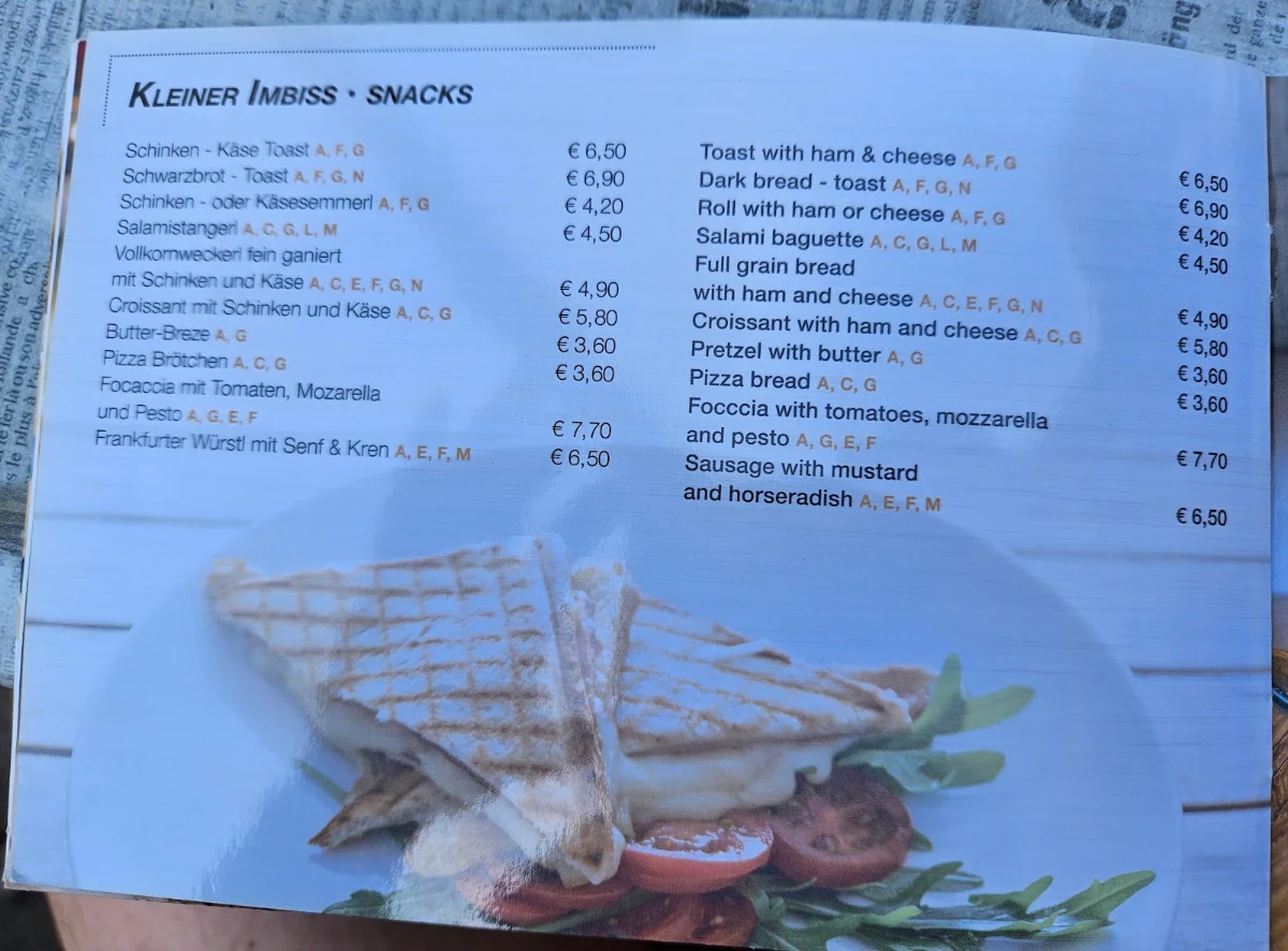 Speisekarte photo 3