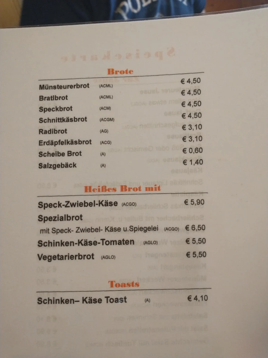 Speisekarte photo 1