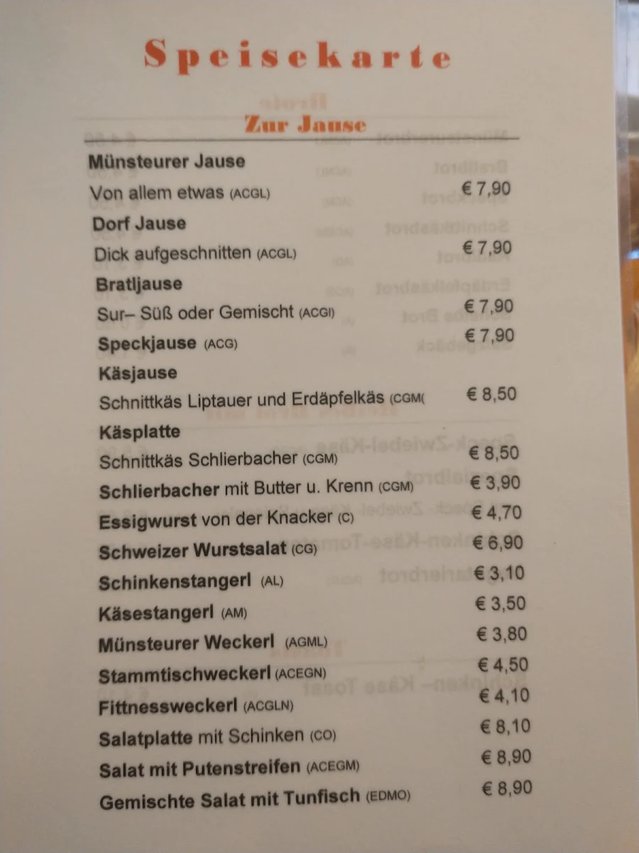 Speisekarte photo 2