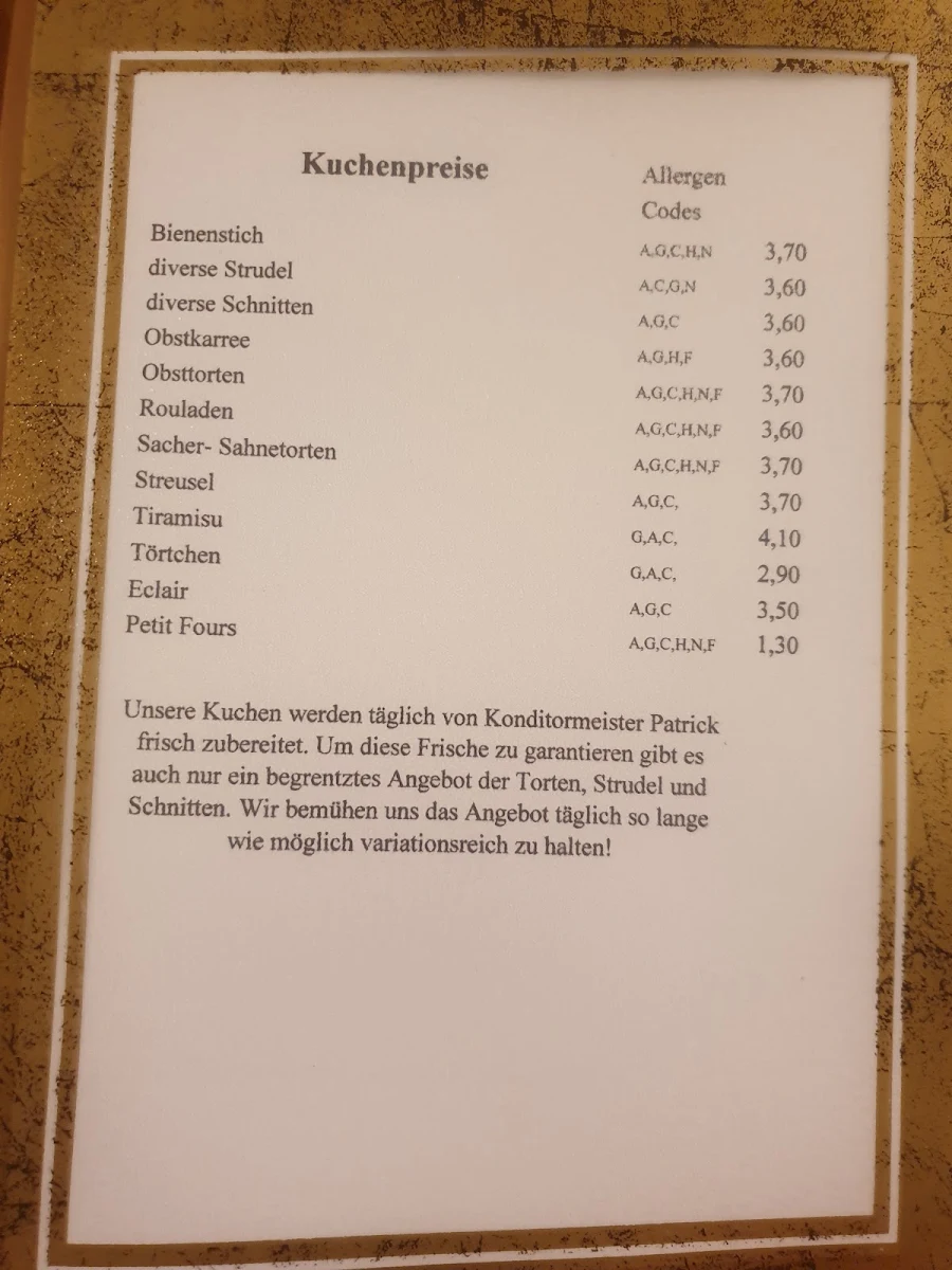 Speisekarte photo 3