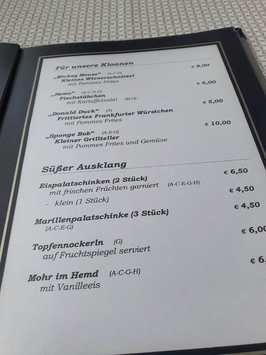 Speisekarte photo 2