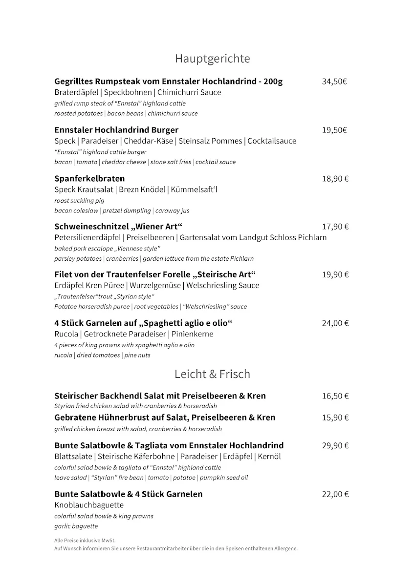 Speisekarte photo 4