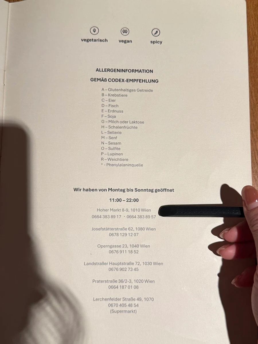 Speisekarte photo 2