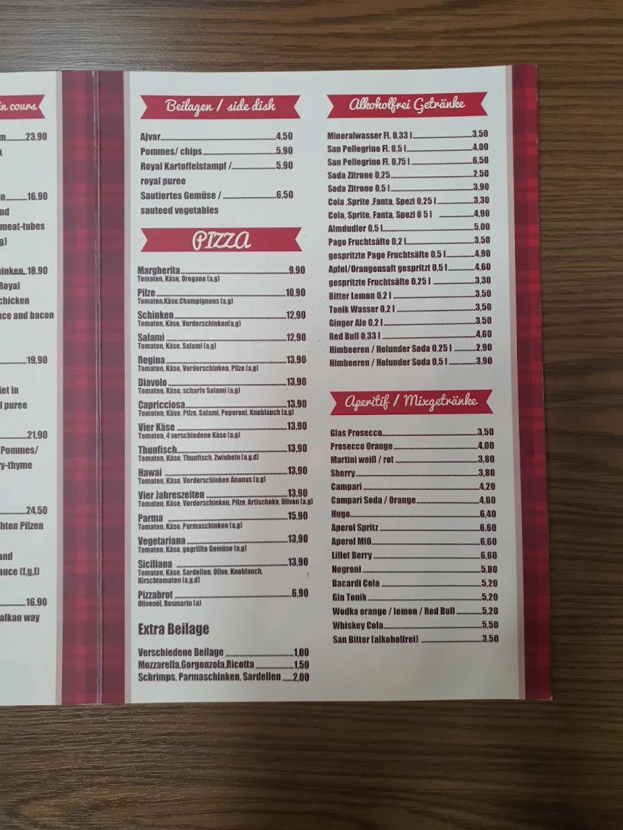 Speisekarte photo 2
