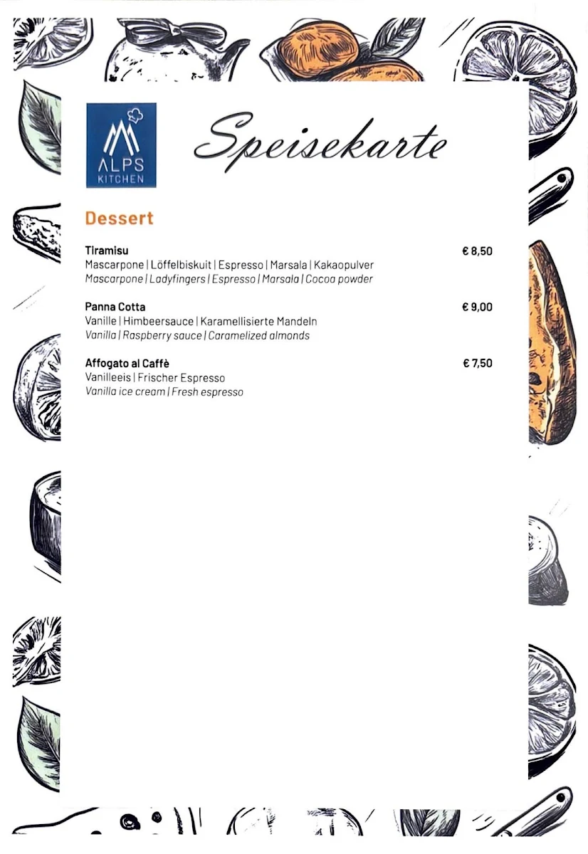 Speisekarte photo 2
