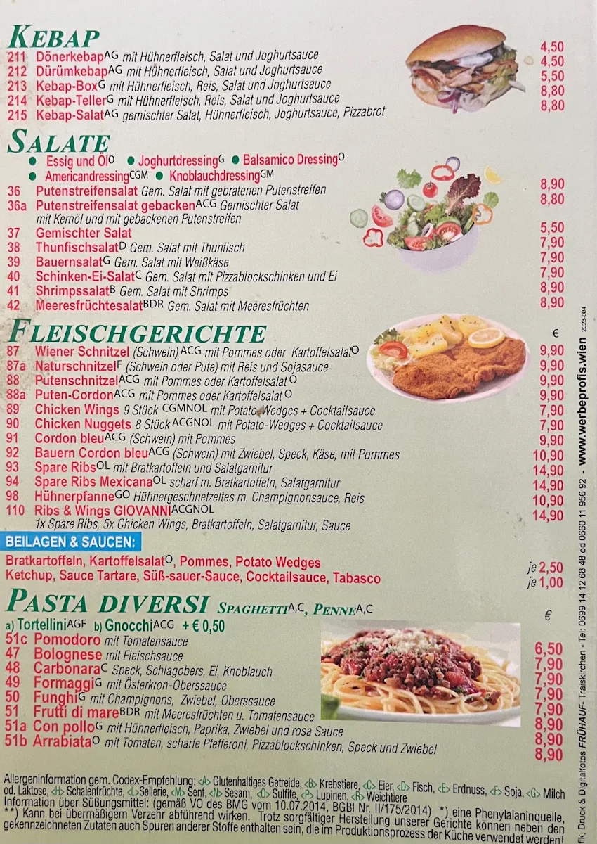Speisekarte photo 1