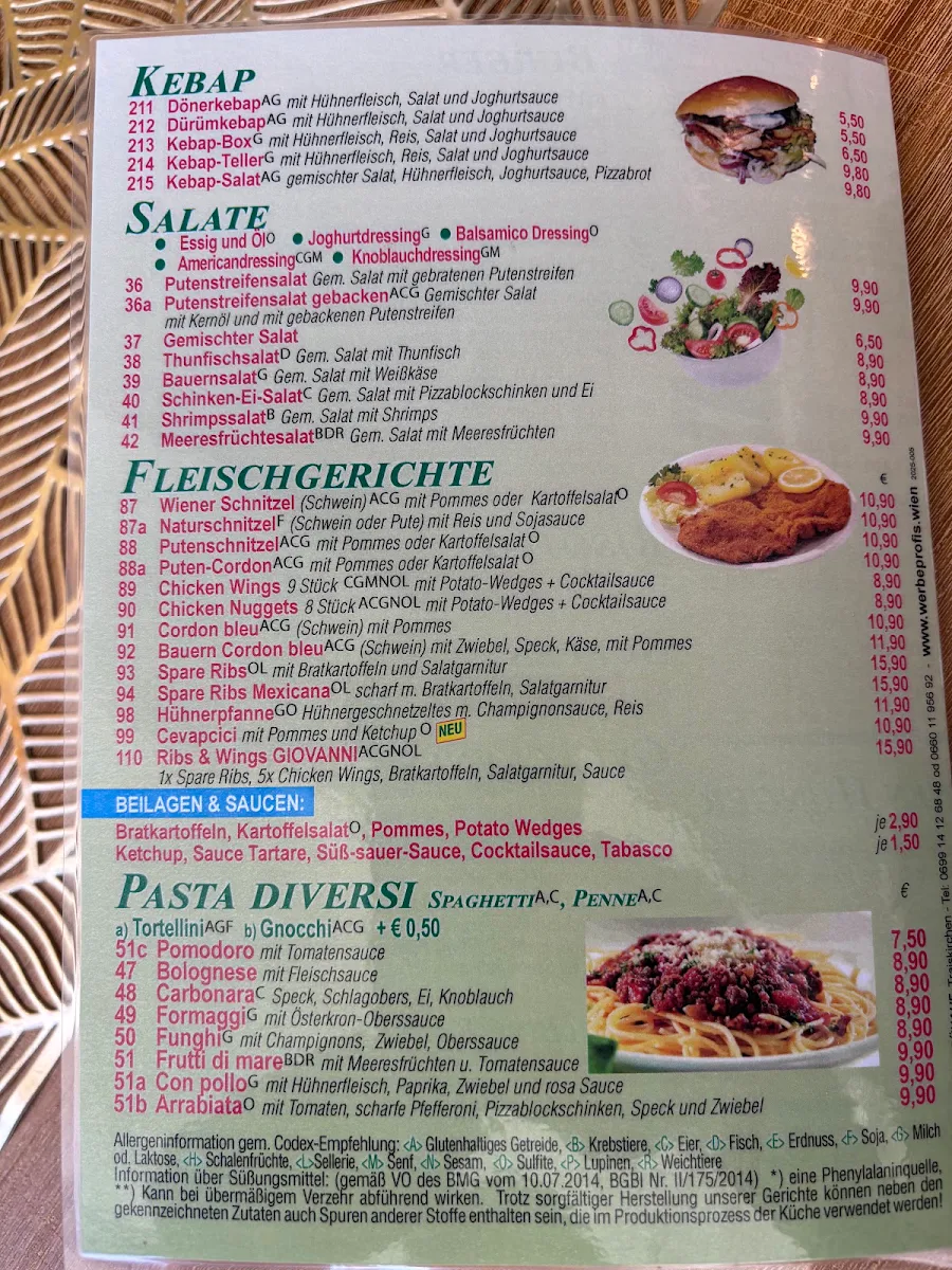 Speisekarte photo 6
