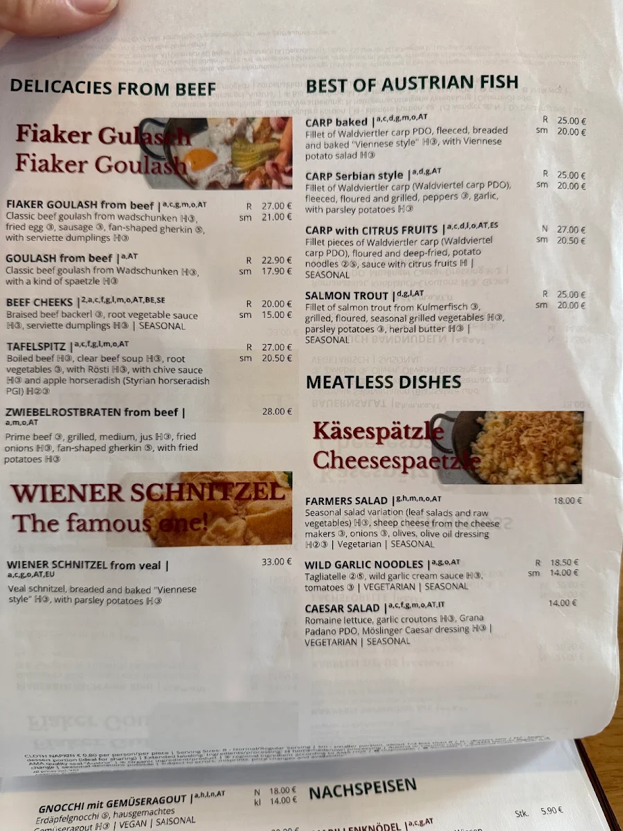 Speisekarte photo 1