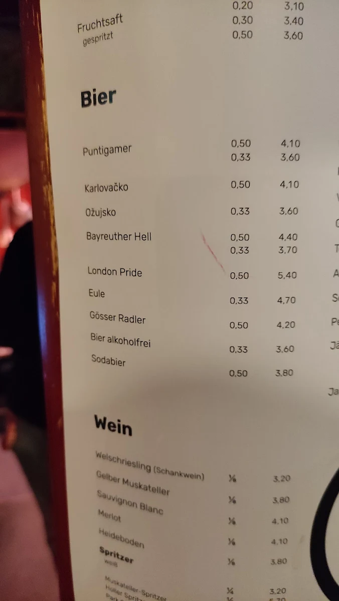 Speisekarte photo 2