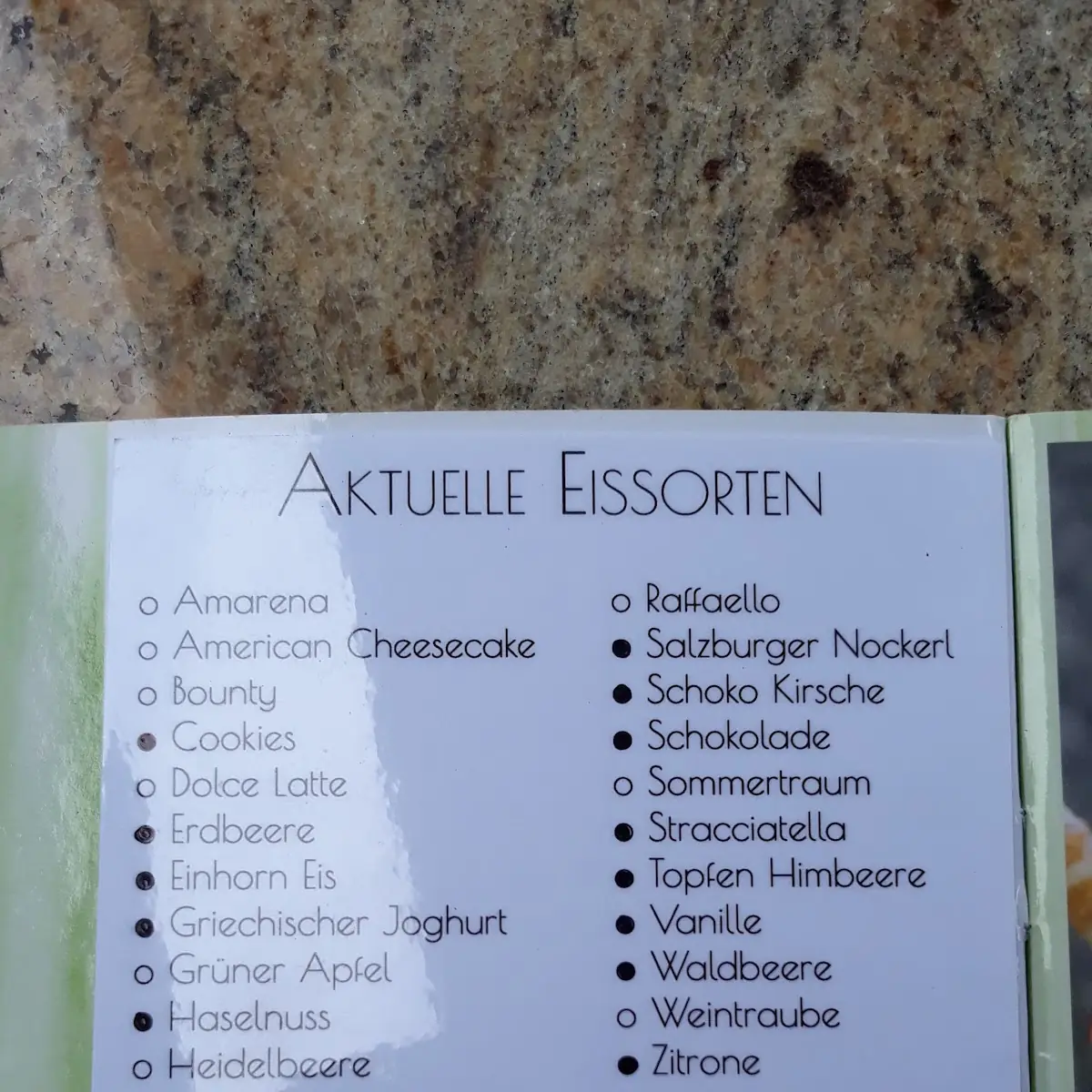 Speisekarte photo 1