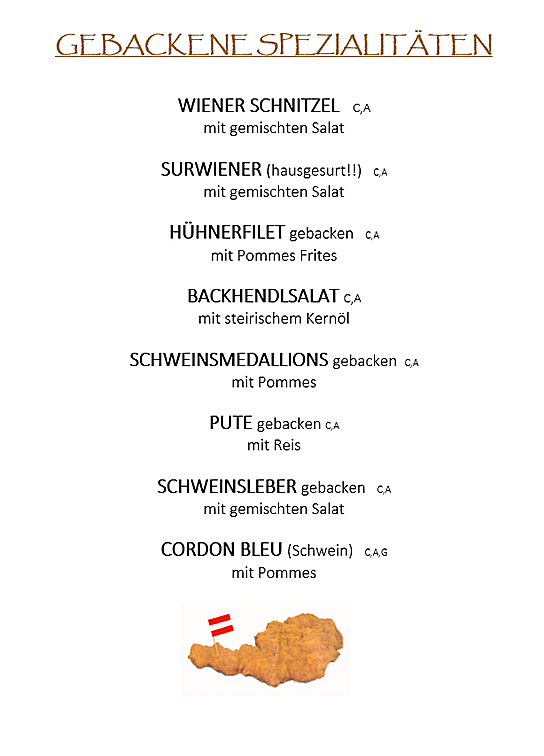 Speisekarte photo 1