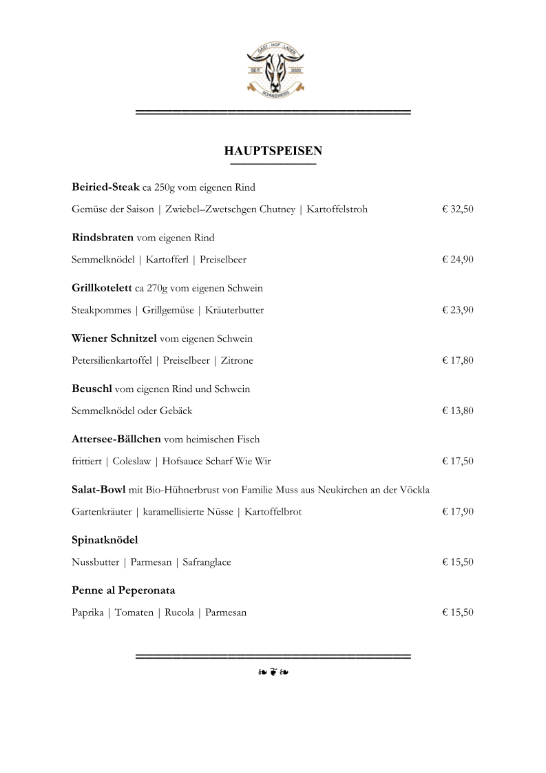Speisekarte photo 5