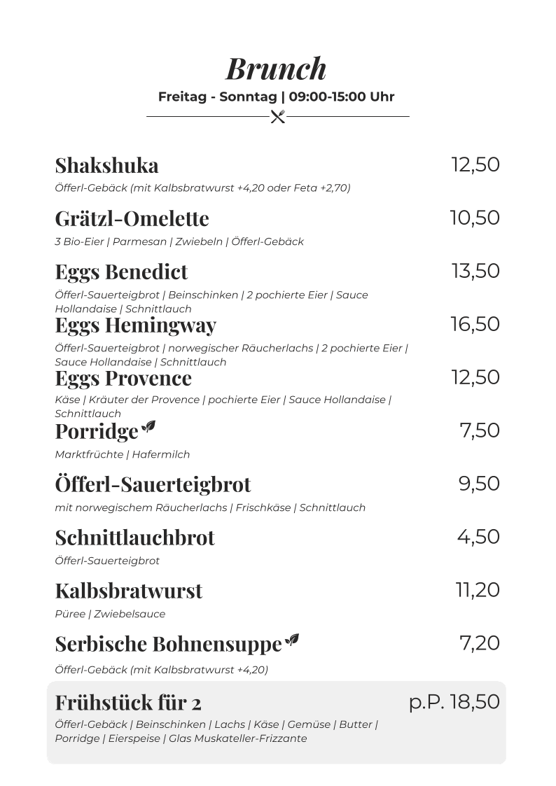 Speisekarte photo 1