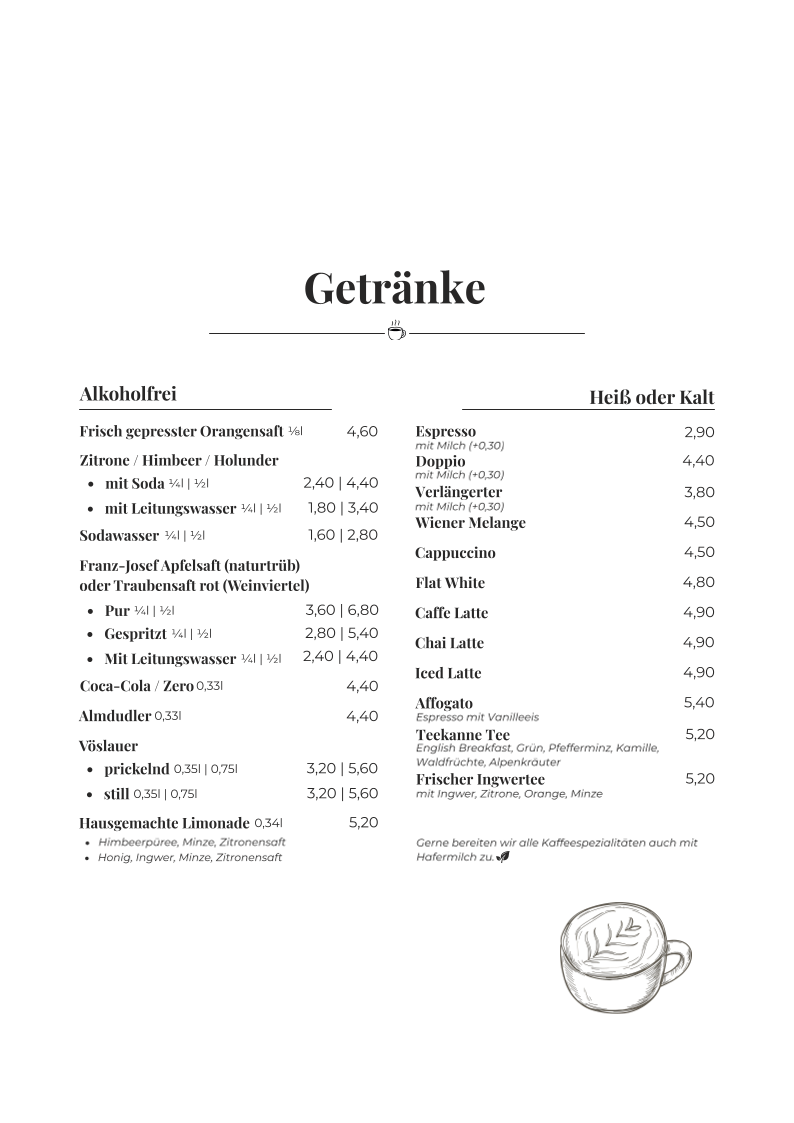 Speisekarte photo 2