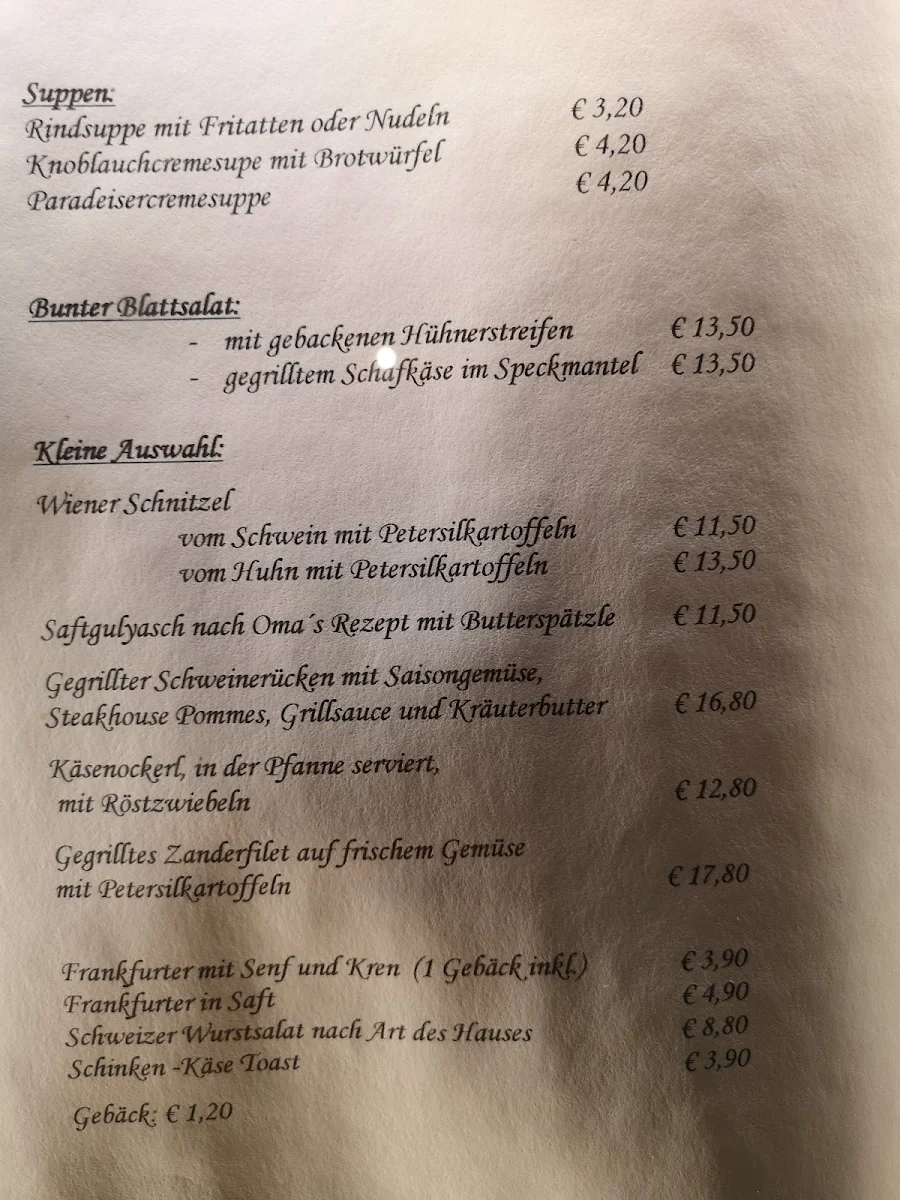 Speisekarte photo 1
