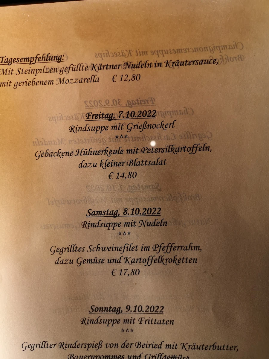 Speisekarte photo 5
