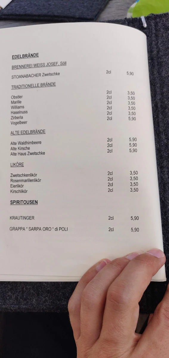 Speisekarte photo 3