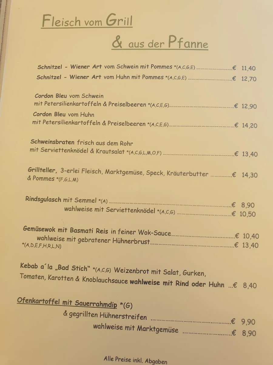 Speisekarte photo 4
