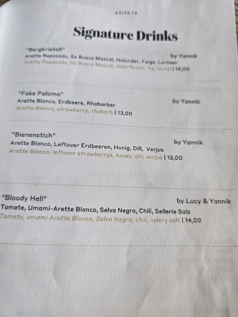 Speisekarte photo 3