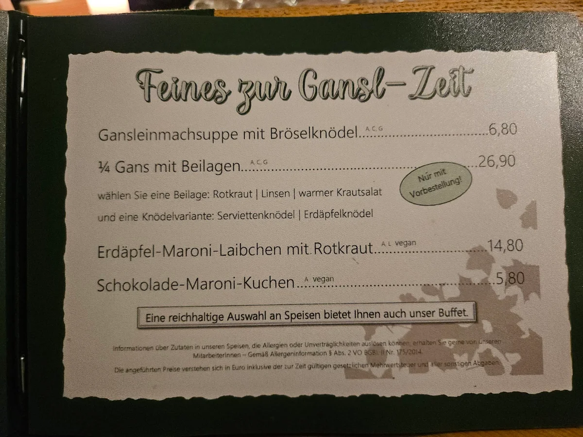 Speisekarte photo 4