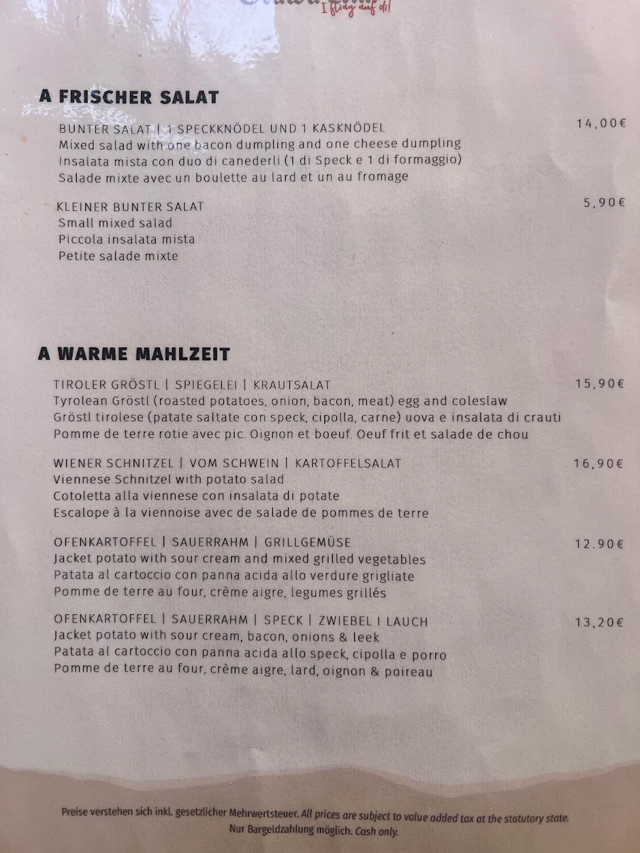 Speisekarte photo 5