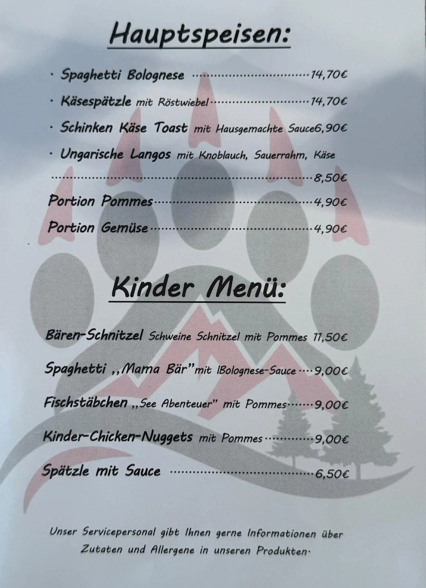 Speisekarte photo 3