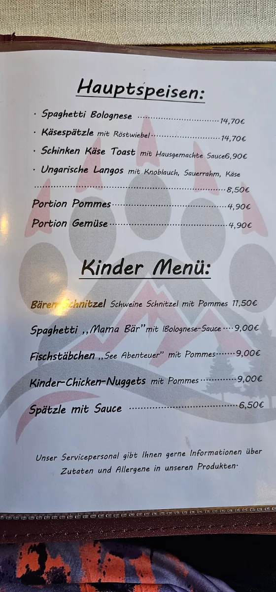 Speisekarte photo 4
