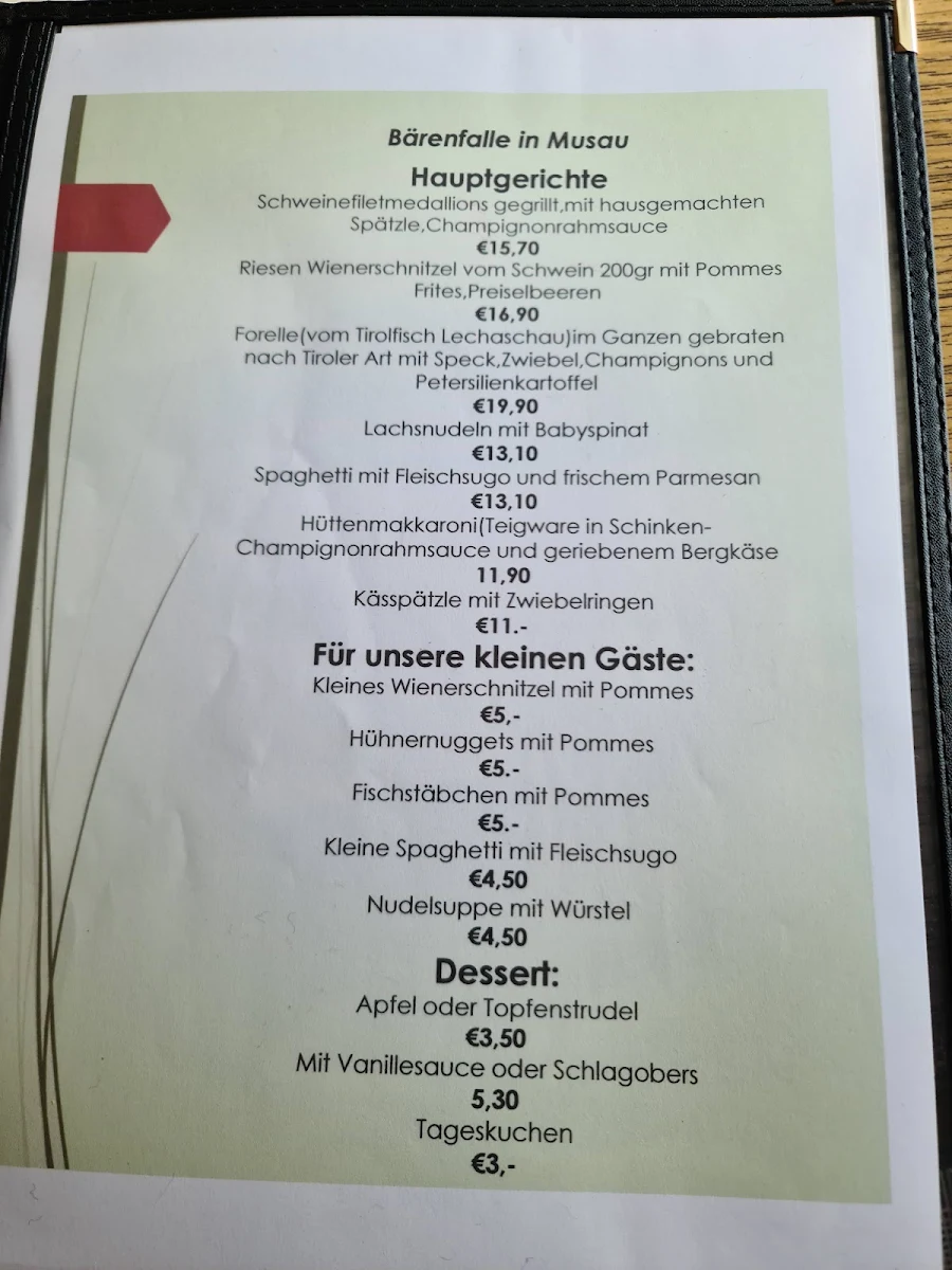 Speisekarte photo 6