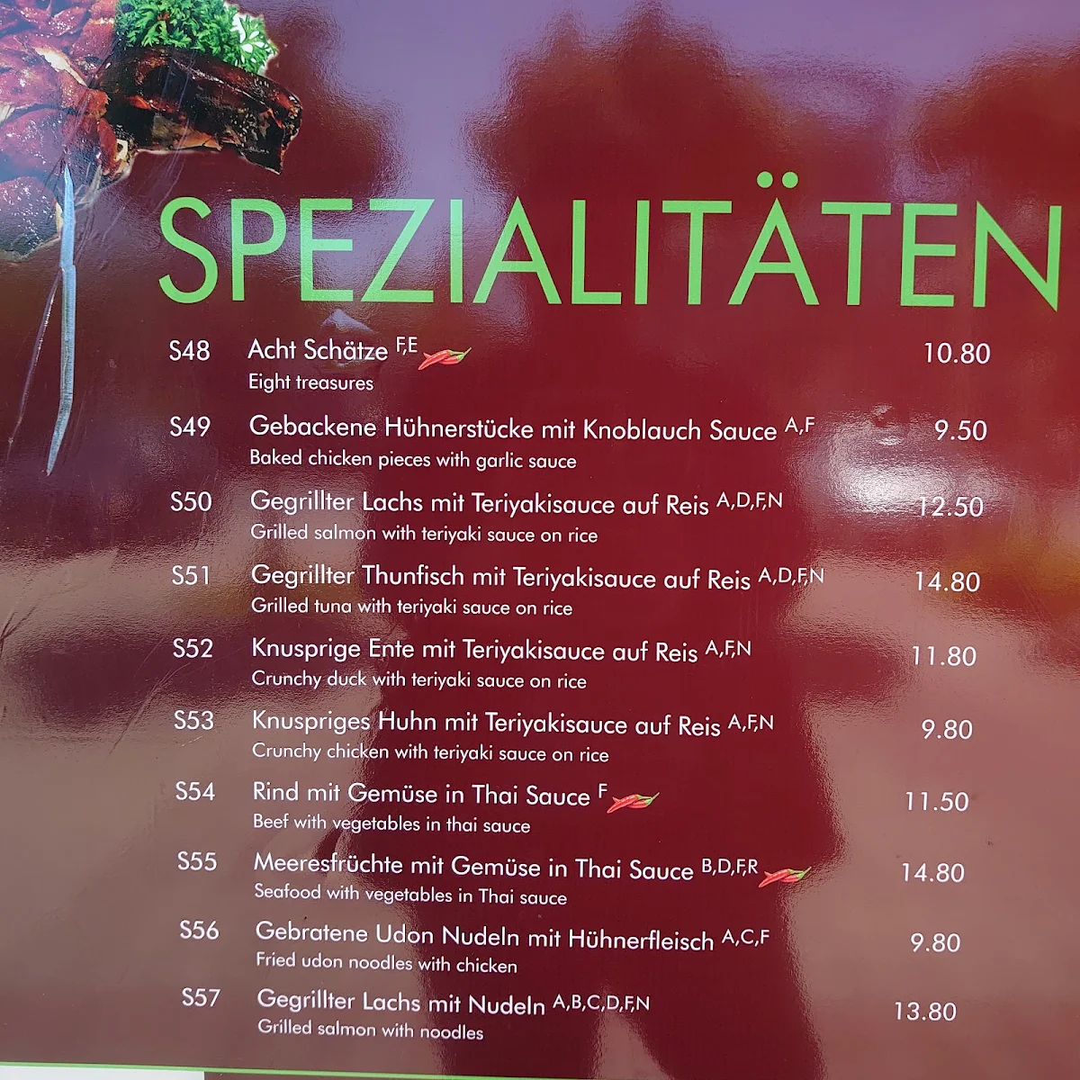 Speisekarte photo 4