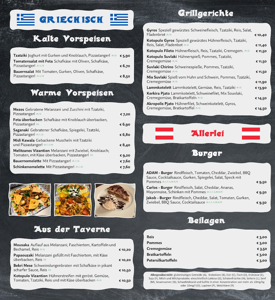 Speisekarte photo 2